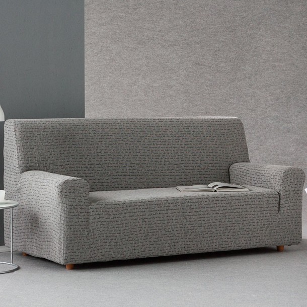 Zebra Textil Andros Funda de sofá elástica Gris Tela Sillon Relax 
