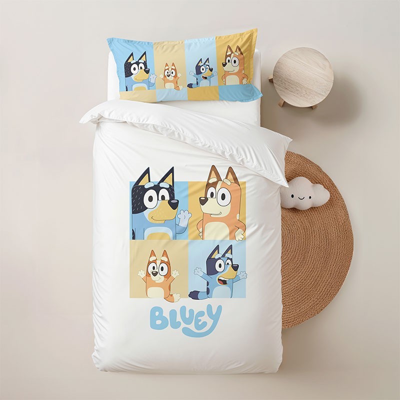 Funda Nórdica BLUEY CUADRADITOS