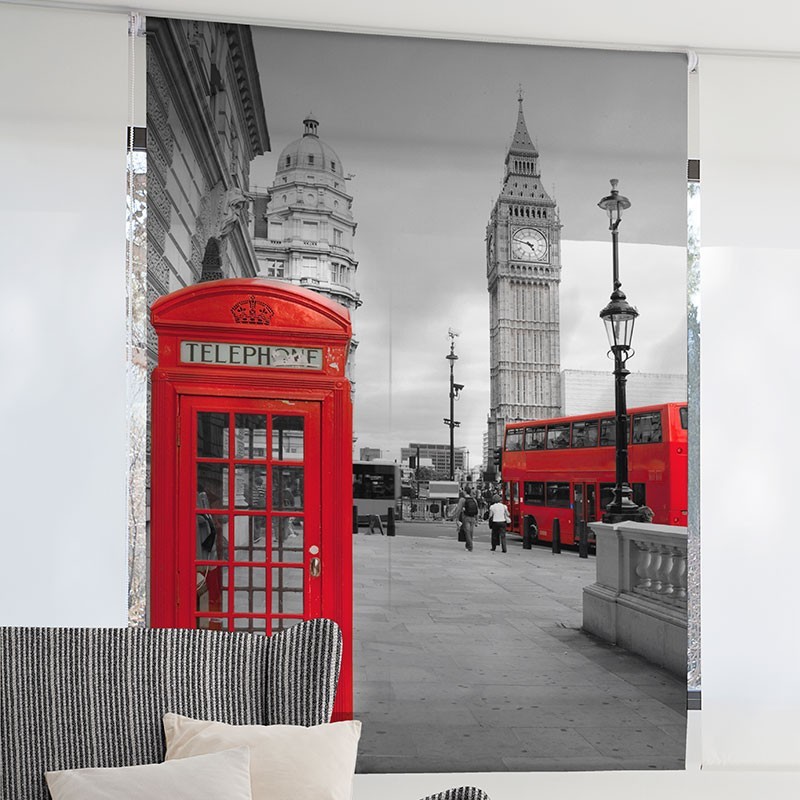 Estor Enrollable Digital LONDRES Zebra Textil